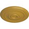 Ekena Millwork Reece Ceiling Medallion (Fits Canopies up to 6 3/4"), Hand-Painted Iridescent Gold, 21"OD x 1 1/4"P CM21REIGS - alternate 4